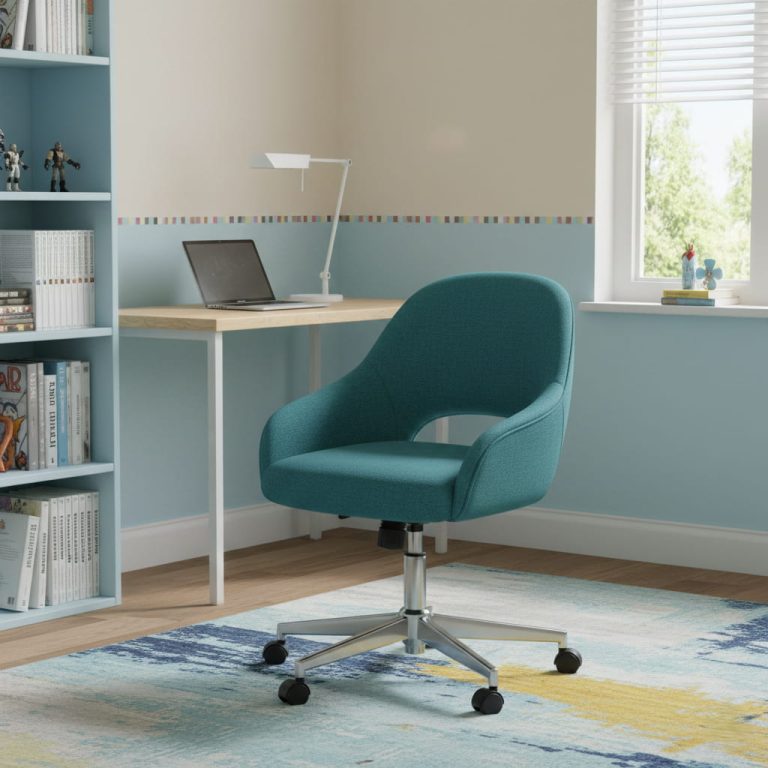 Silla de escritorio tapizada