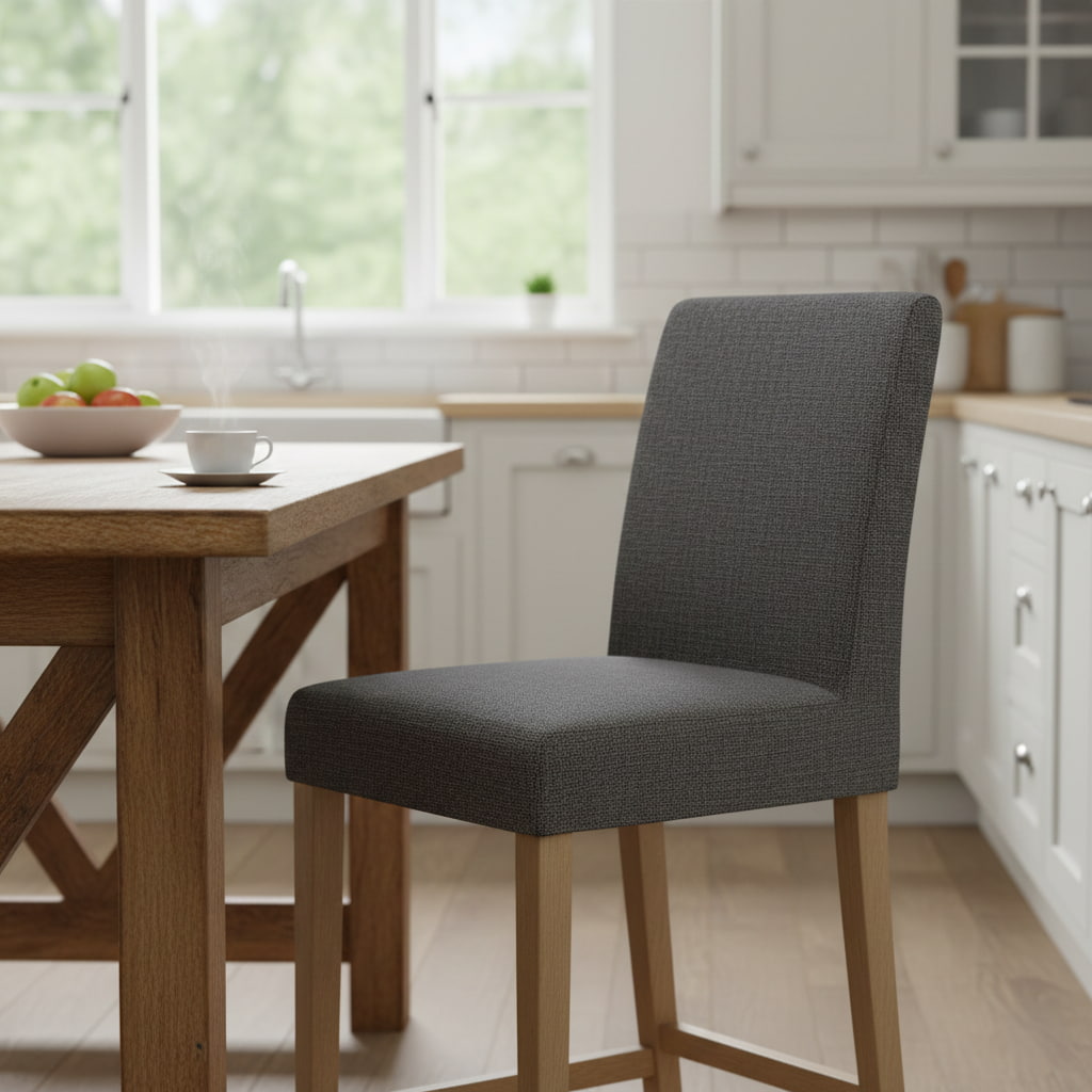 silla de cocina tapizada